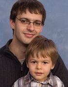 Luis_und_Papa_Adventsbasar_2010