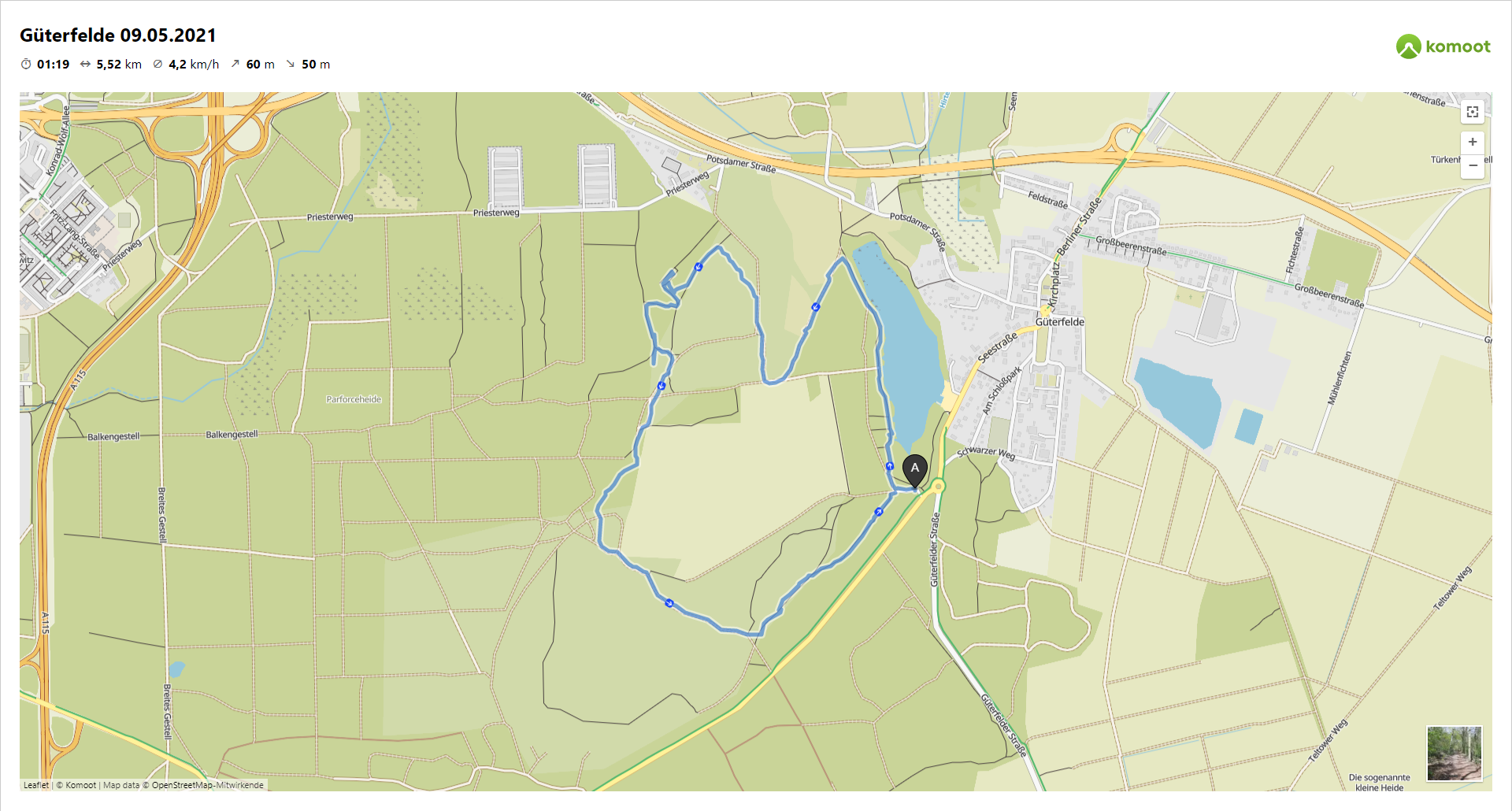 20210509 Wanderung Güterfelde