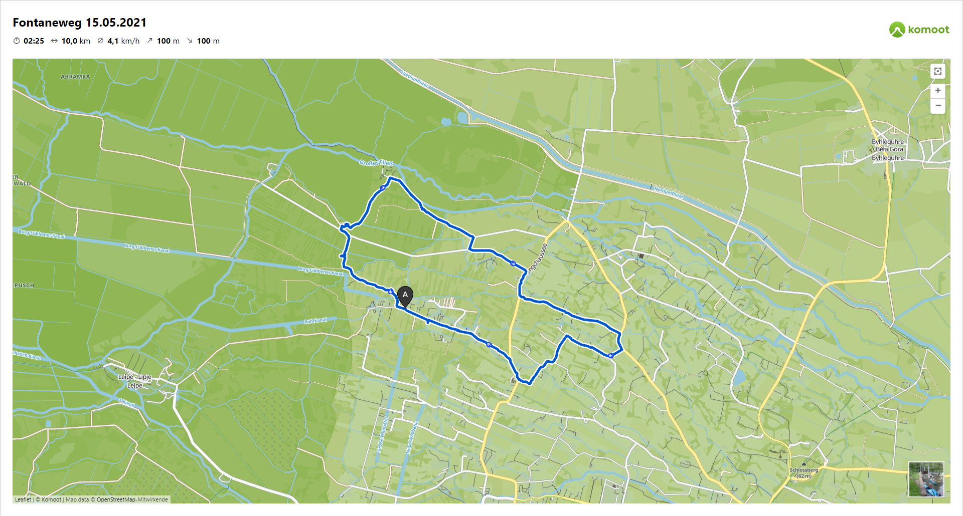 20210515 Wanderung Spreewald Fontaneweg