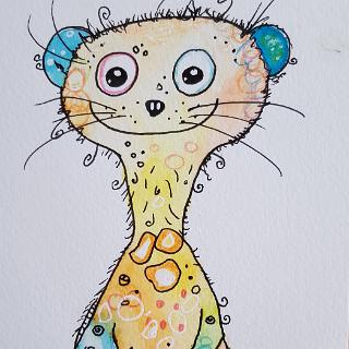 Carolin malt und bastelt, Luis bastelt